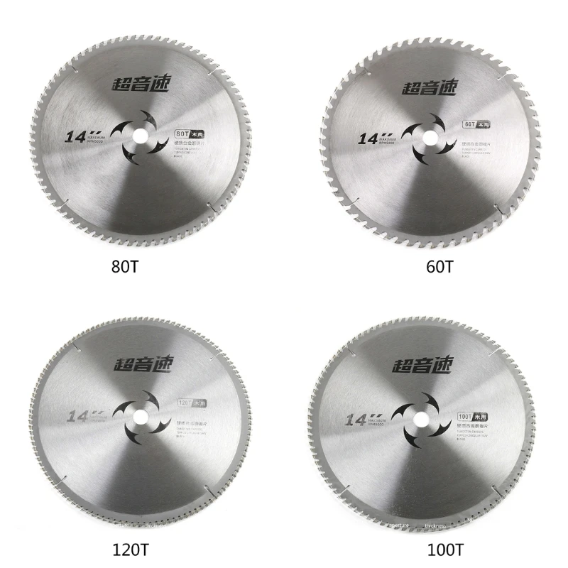 

Milling Solid Circular Milling Cutter 14inch 60/80/100/120 Teeth Wood Cutting