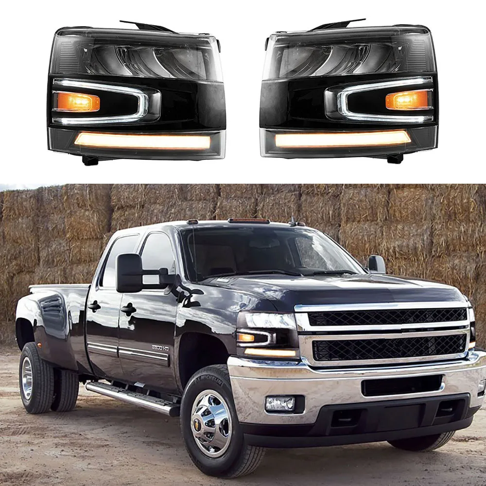 

Передняя фара в сборе для Chevrolet Silverado 2007, 2500HD, 3500HD, 1 пара