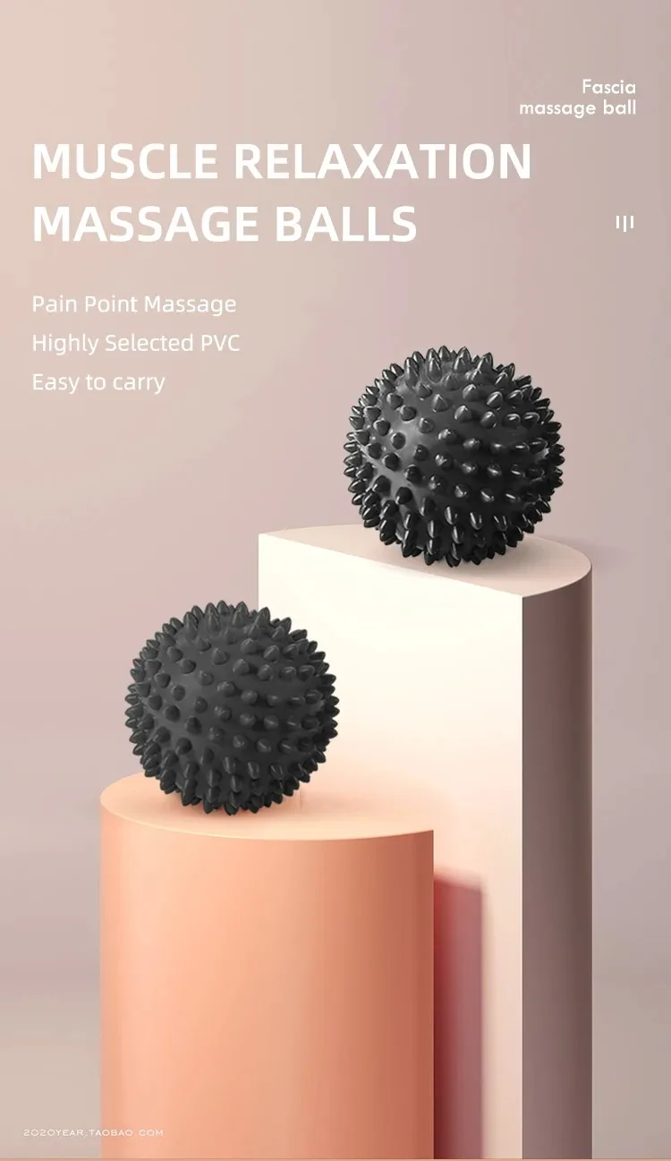 Description Picture 2 of itemHot Sale PVC Material Muscle Deep Tissue Yoga Massage Rolling Massage Fascia Ball