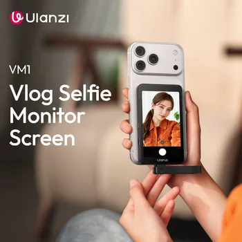 Ulanzi VM1 Vlog Selfie Monitor Screen for iPhone 17 16 15 Selfie Monitor Screen with Magnetic Ring Livestreaming Vlog Shots 1