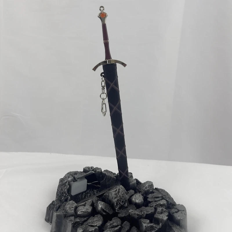 Collectible Sword of the Morning Replica, 22cm Zinc Alloy with Scabbard - Unsharpened Decorative Blade