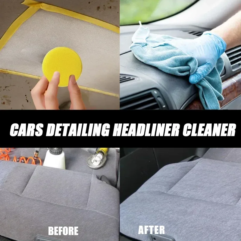 Multifunctional Car Upholstery Cleaner – Waterless, Powerful De-Greasing Seat Cleaner for Universal Use 5