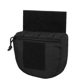 Borsa porta accessori per gilet da caccia Magic Sticky, fissabile e rimovibile, realizzata in tessuto resistente all'usura con chiusura a zip Magic Sticky