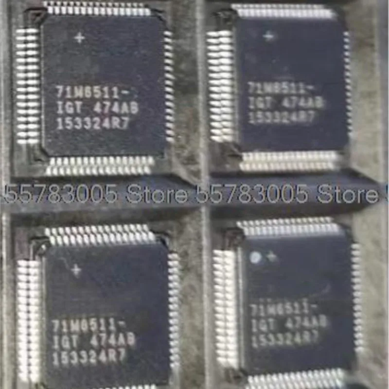 

10PCS New 71M6511-IGT/F Silk screen 71M6511-IGT QFP64