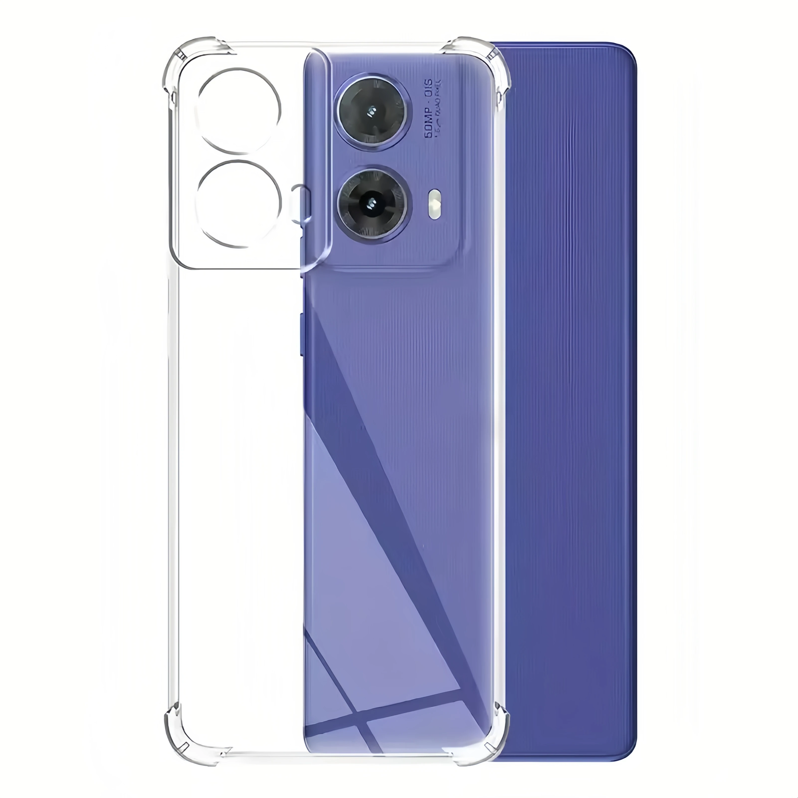 Durable Shockproof Silicone Phone Case with Clear Protective Cover
