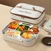 304 Stainless Steel Insulated Lunch Box Office Worker Students Sealed Portable Bento Microwae Heating Food Containe 4