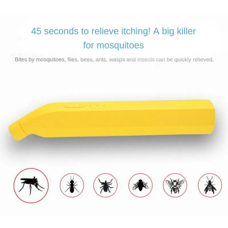 Baby Anti-itch Stick Reusable Plastic Summer Supplies Mosquito Antipruritic Pen Physical Anti-bite Rods Usb Charging Fast