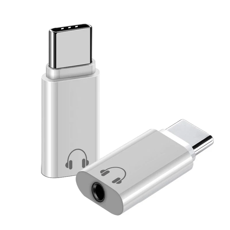 Type C to 3.5mm Adapter Type C to Aux Adapter Type C Male to 3.5mm Female Adapter for Xiaomi Redmi Huawei Honor 3 5 mm Wired Headphone Converter OTG