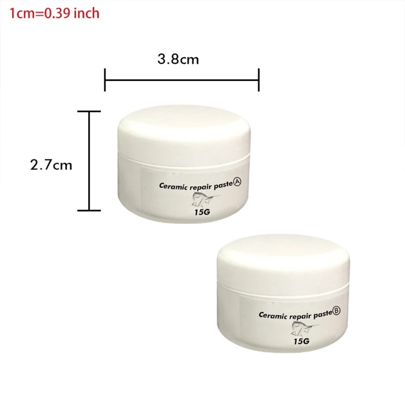 Ceramic Repair Paste A + B Tub Tile Shower Repair Kit Bathtub Crack Refinishing Porcelain Acrylic Fiberglass ceramic repair paste porcelain repair kit ceramic repair agent tile repair kit tile repair cream ceramic tile repairing tool set