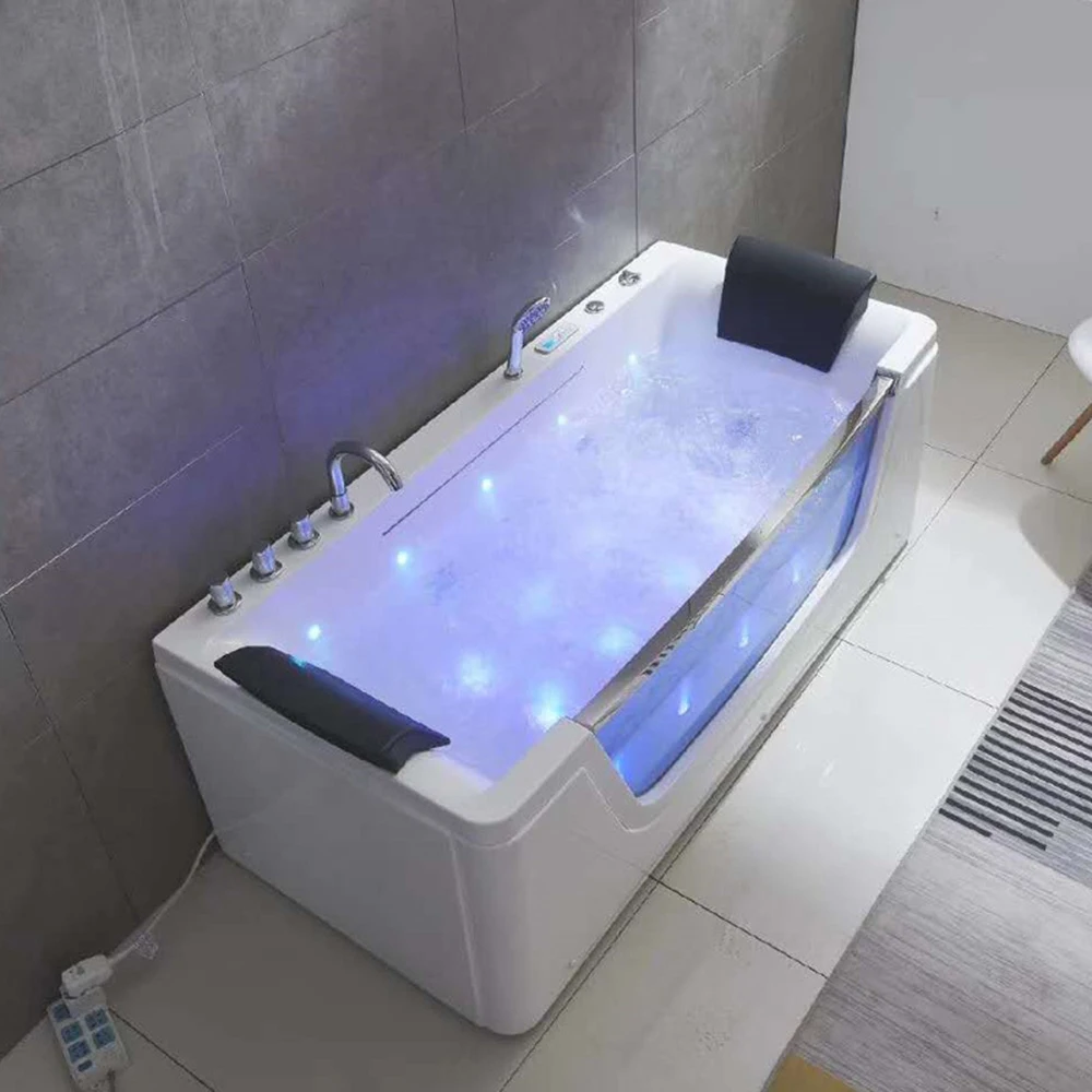Description Picture 5 of item1700mm Fiberglass Whirlpool Bathtub Acrylic Hydromassage Surfling Waterfall Tub NS3040