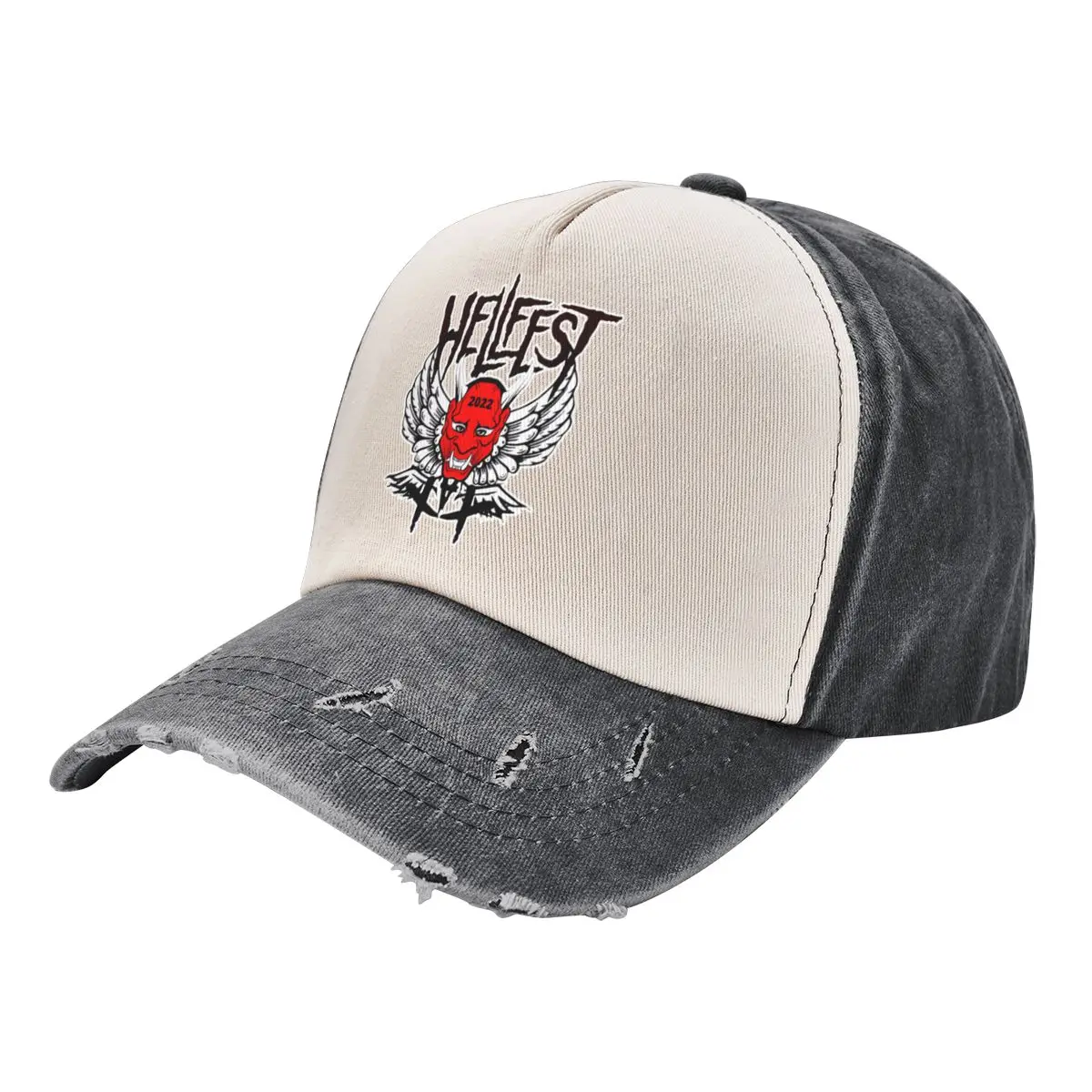 

Hellfest 1 A Washed Baseball Cap Hat