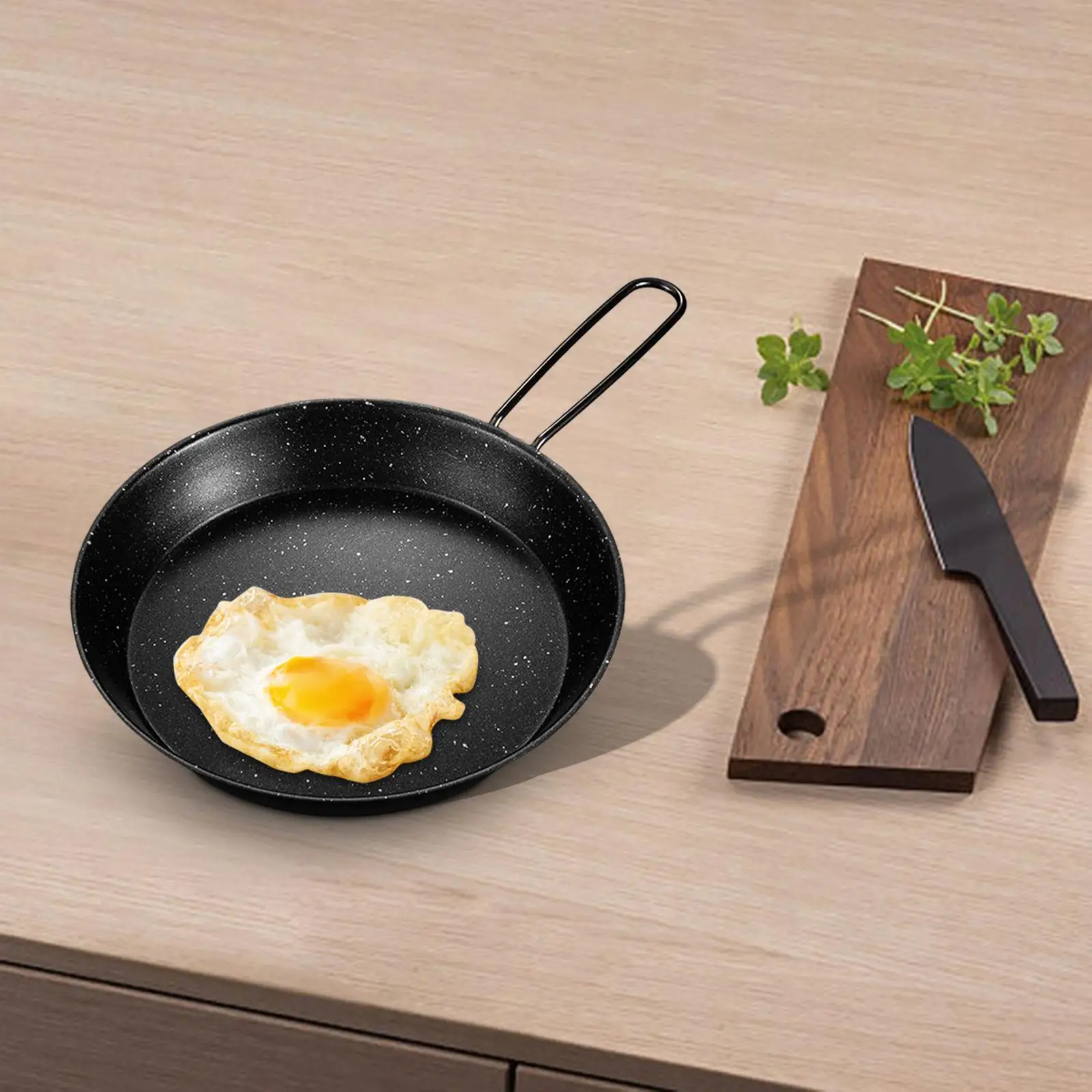 Camping Frying Pan Cooking Pan for Picnics Backyard Barbecue Outdoor Cooking 3