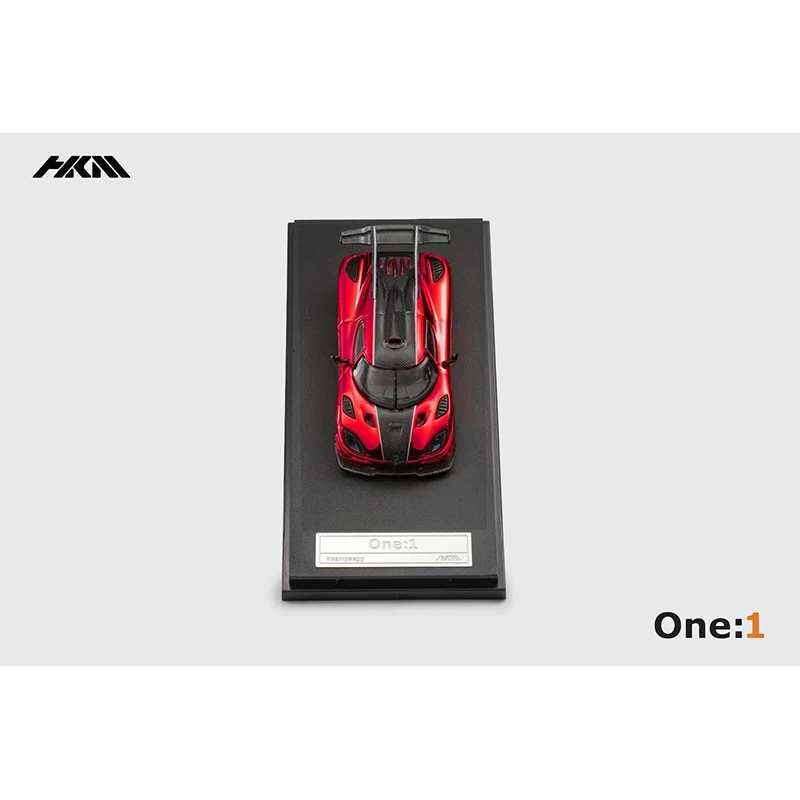 HKM In Stock 1:64 Agera ONE 1 Half Carbon Chrome Diecast Diorama Car Model Collection Miniature Toys 5