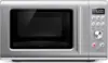 650 1  the Compact Wave Soft Close  Microwave, Silver 1