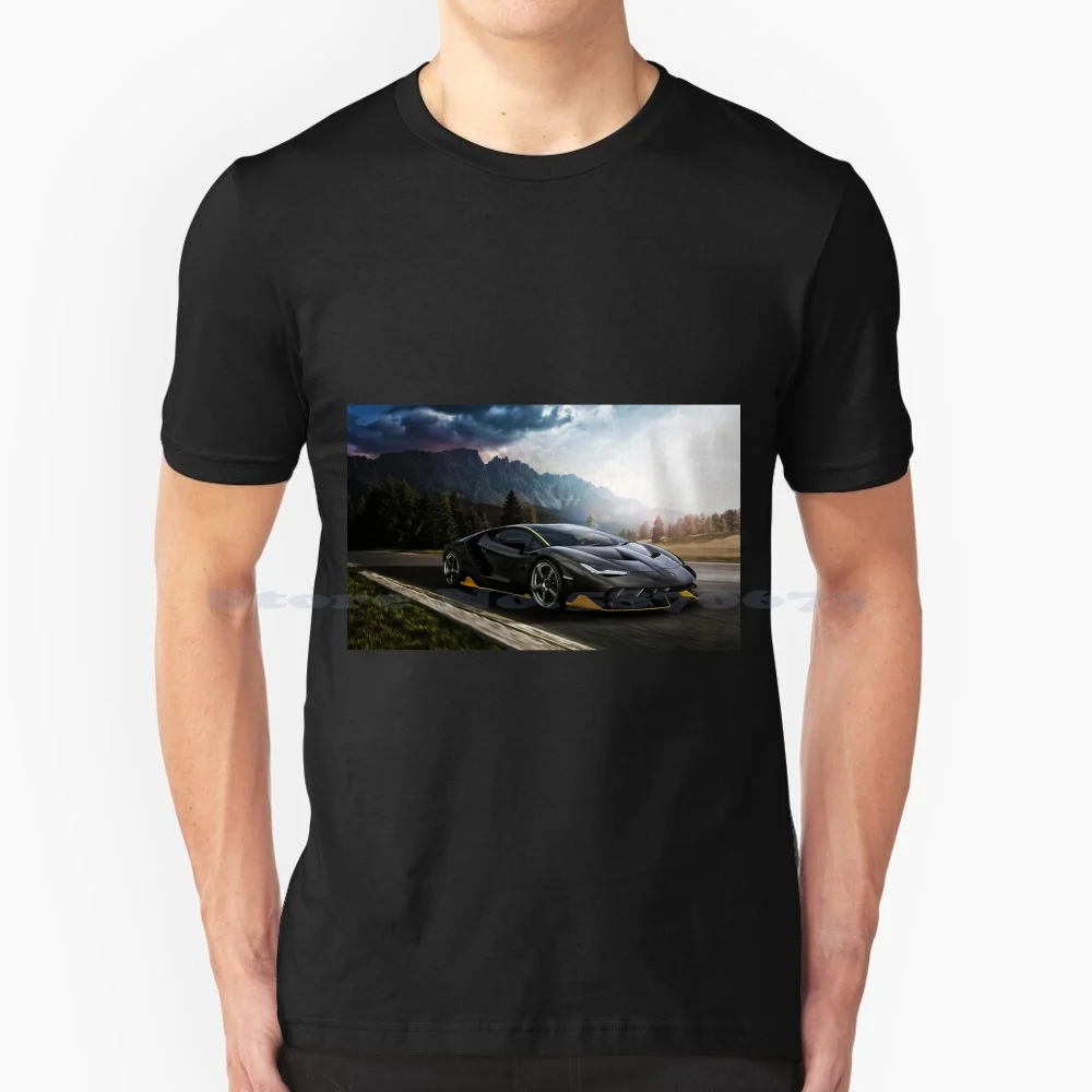 Черная футболка Centenario из 100% хлопка, футболка 350 Gt J Jarama Domenicali Roadster Urus 2019 2019 1999, музей Sc18 2019 Urus Msrp