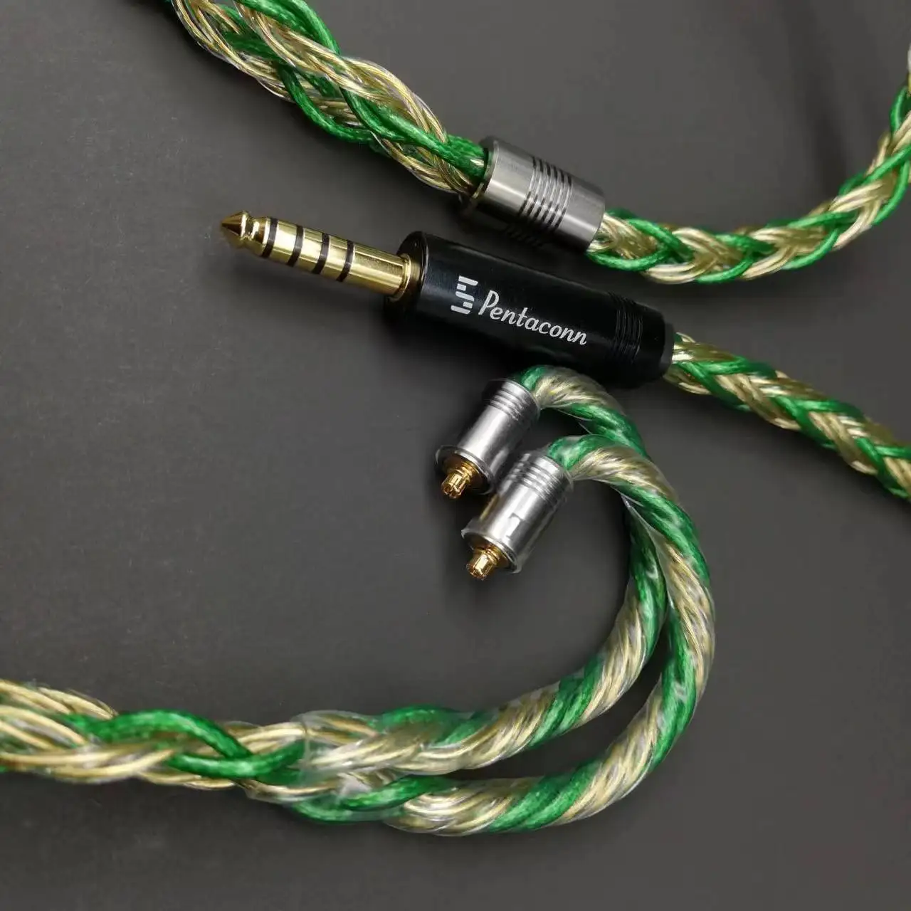 Hiclass custom MMCX cable made 8-core 24K Gold wire+single crystal copper shielded wire 0.78 QDC