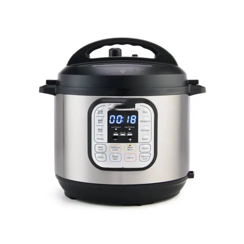 8 Quart 7-in-1 Electric Pressure Cooker, Includes Free App with over 1900 Recipes, Stainless Steel Electric Pressure