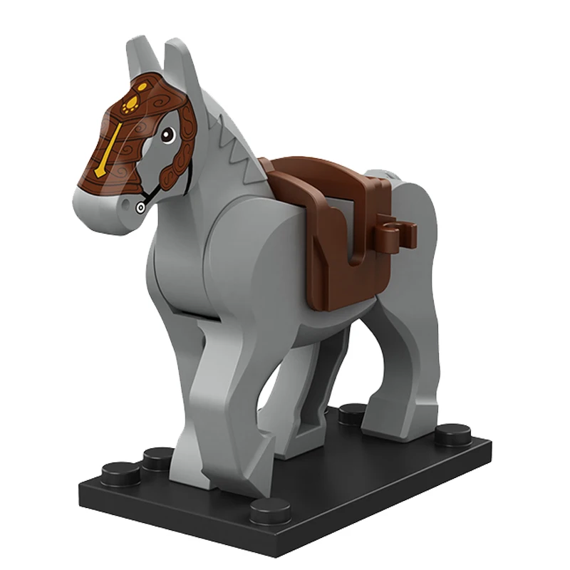 Medieval Animal Toy Building Block Set - Decorative Knight War Collection