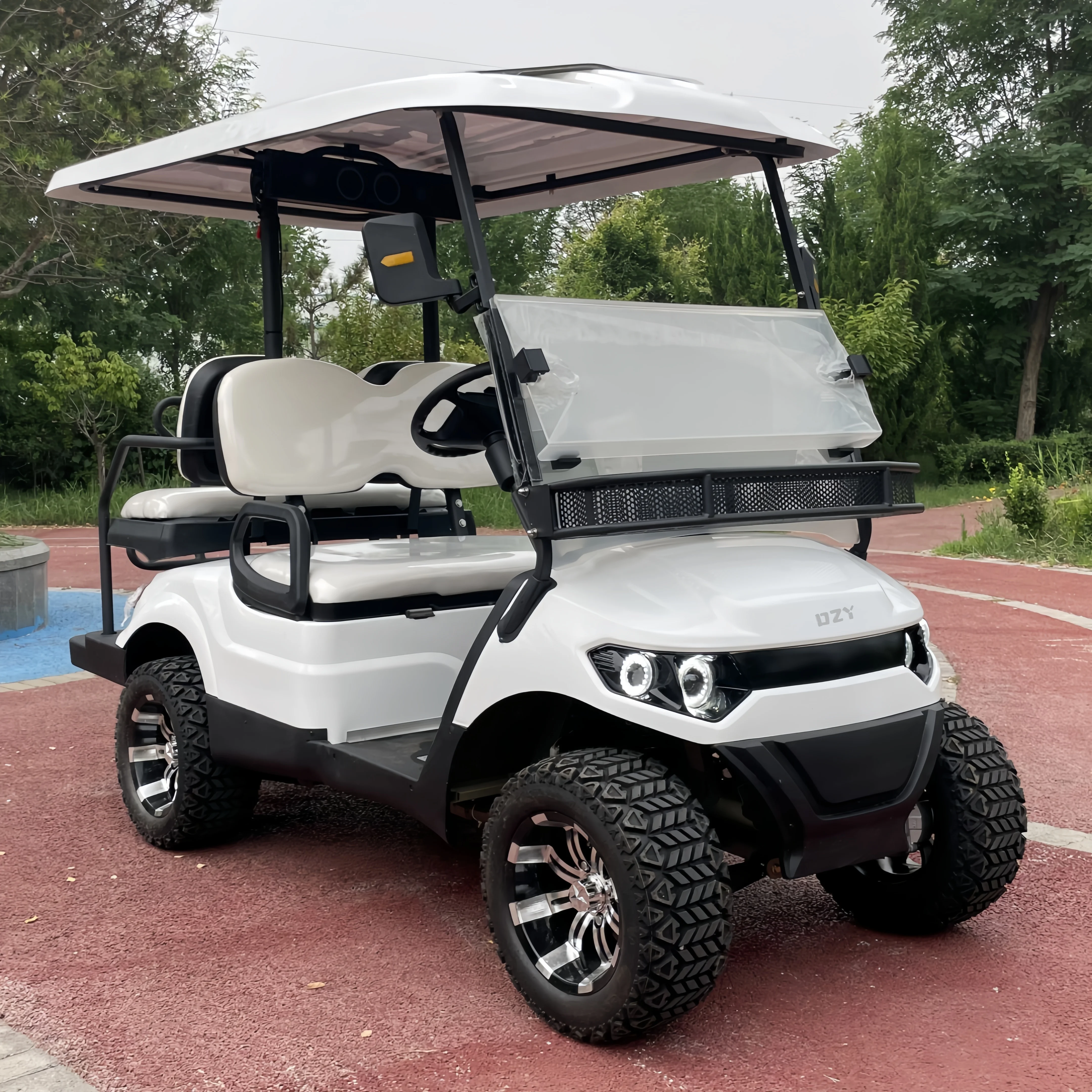 4 Wheel 4 Seater 6 Seater Cart Club Electric Neighbor Community Golf Carts ODM Golf Carts