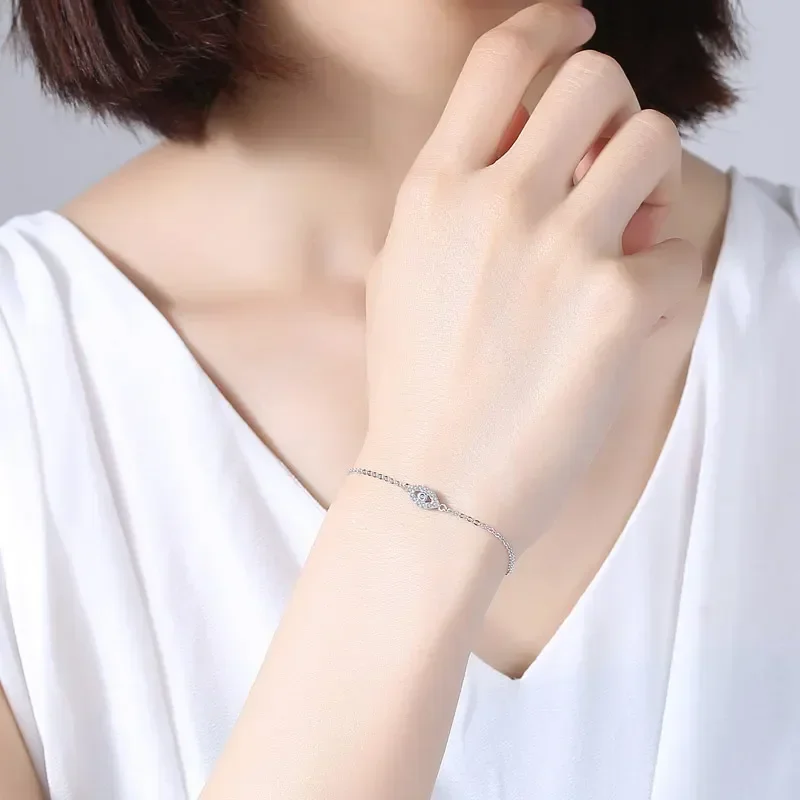 TONGZHE 여성 악마의 눈 팔찌  팔찌 CZ 럭키 터키 쥬얼리 여성을위한 커플 팔찌 Pulsera