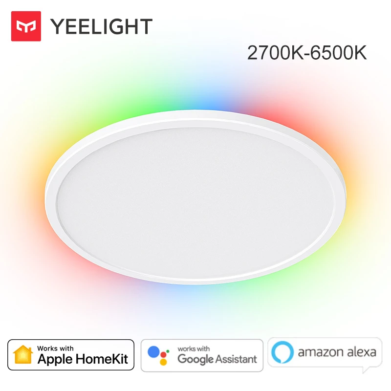Yeelight Smart Led Rgb Ceiling Light 400c 25mm Ultra Thin 2700k6500k