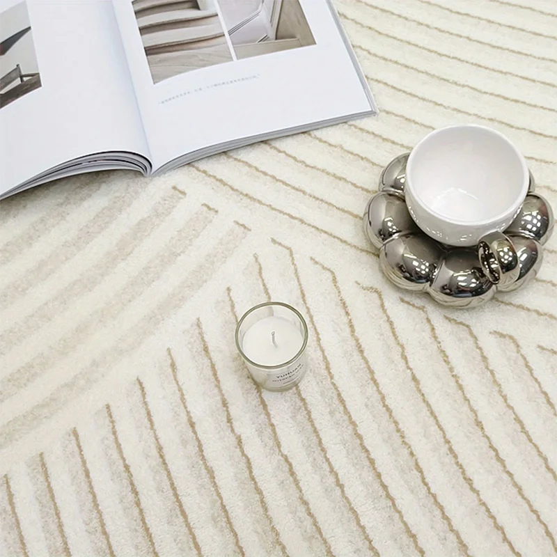 High Quality Living Room Decoration Round Carpet Cloakroom Dressing Table Bedroom Fluffy Soft Mat Non-slip Washable Carpet
