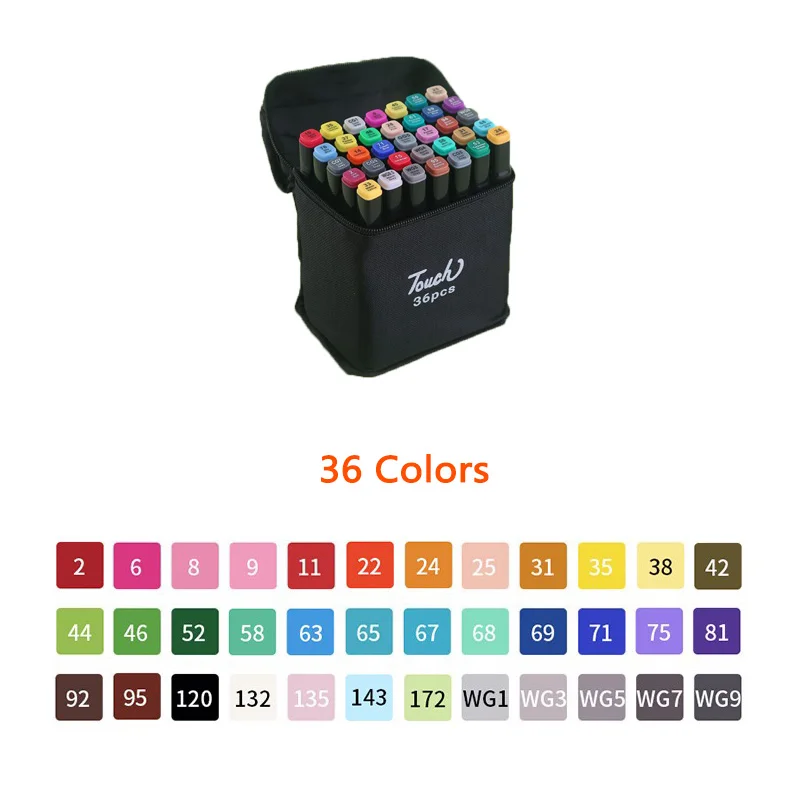 120 Color Alcohol Marker Pens， Bright Permanent ，for Coloring Art Markers  for 