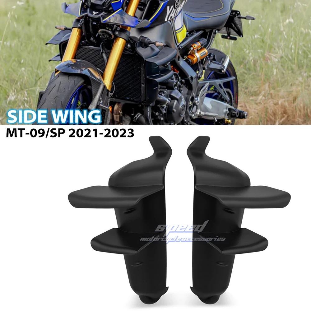 Fit For YAMAHA MT-09/SP Side Wing Side Spoiler Frontal Spoilers MT09 Front Spoiler Lower Spoiler Flank