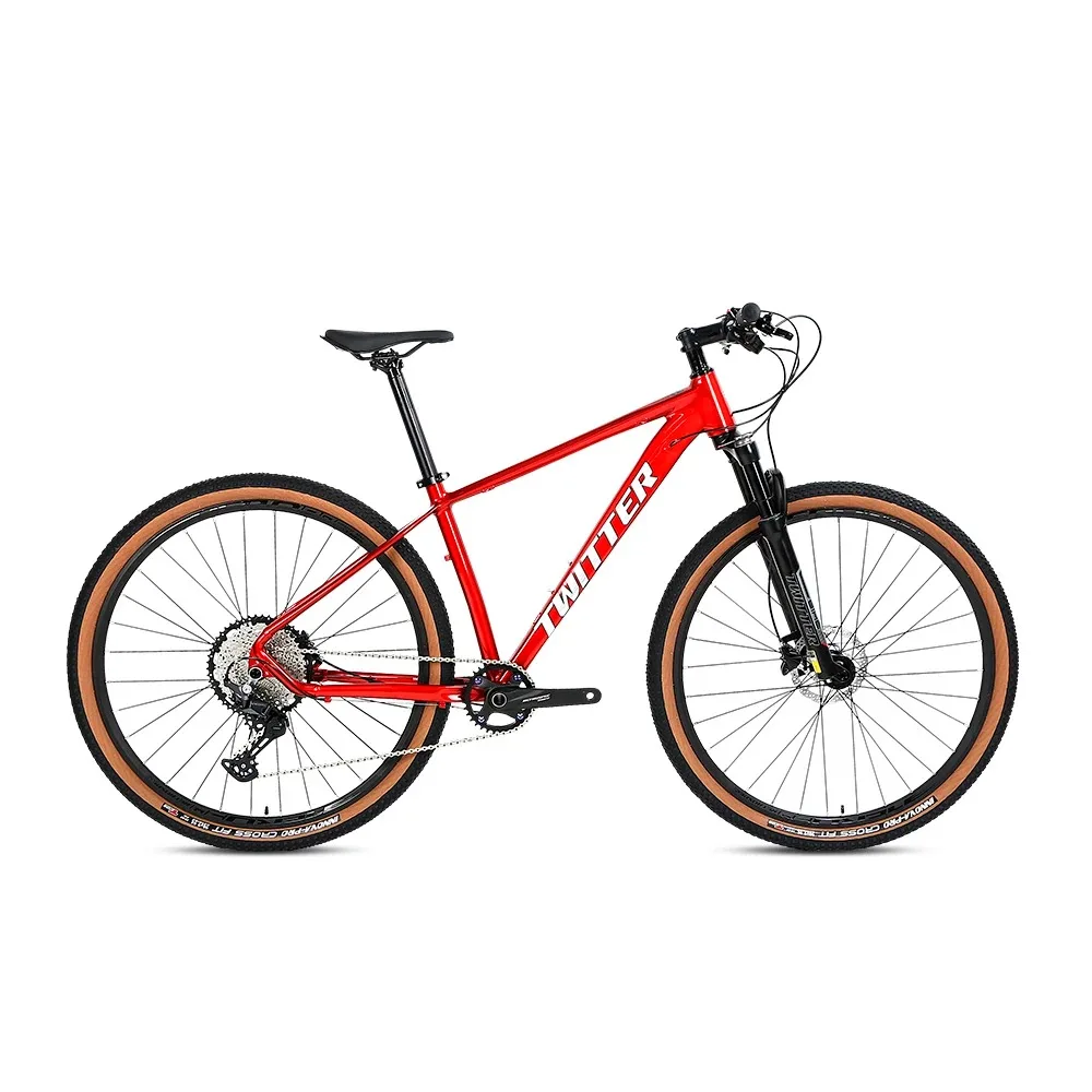 

TWITTER 2024 New RIDER-RS-13Speed Aluminum Alloy Mountain Bicycle Hydraulic Disc Brake Barrel Axle Version 12X148mm27.5/29inches