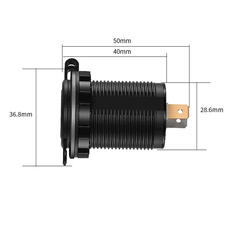   3.0  USB ڵ   ׼,  12V, 24V, QC3.0  ܼƮ, ġ ġ  LED  
