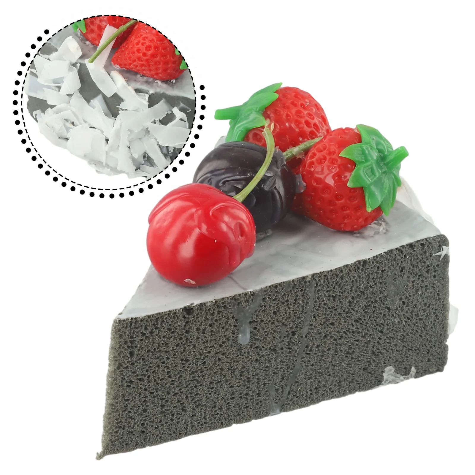 Description Picture 6 of itemArtificial Fruit Cakes Dessert Fake Food Bread Simulation Cake Wedding Decortion Dining Courtyard Desktop Cake Model Decoration