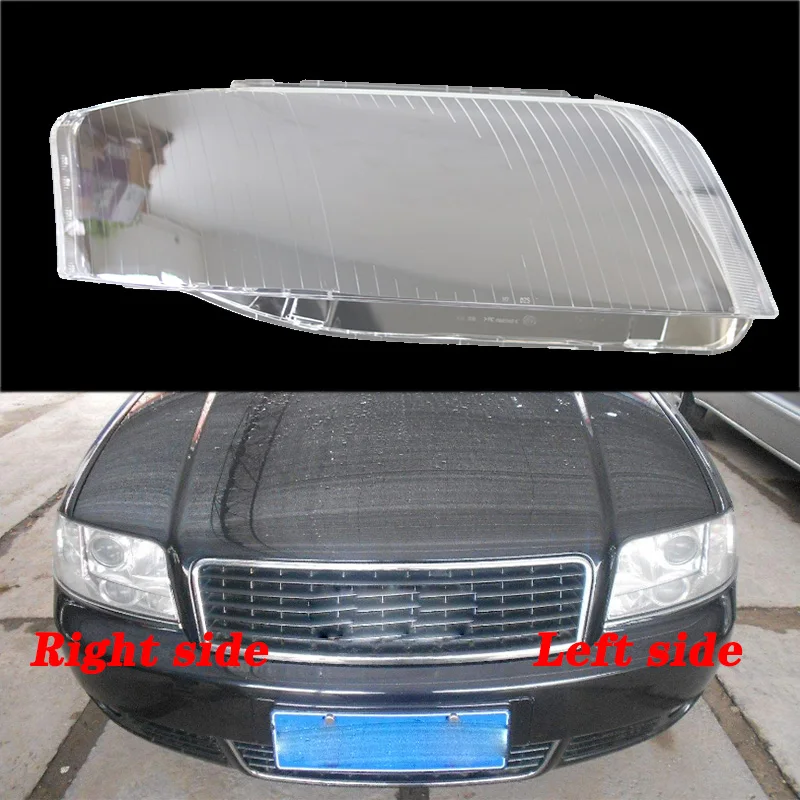 For Audi A6 C5 9902 Or 0305 Front Headlamps Transparent Lampshades