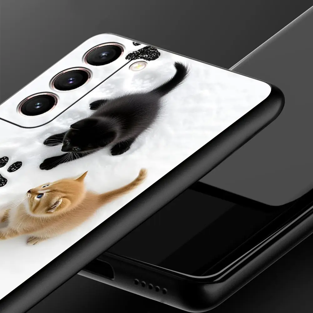 Adorable Cat-Themed Soft TPU Phone Case Cover – Durable and Stylish Protection