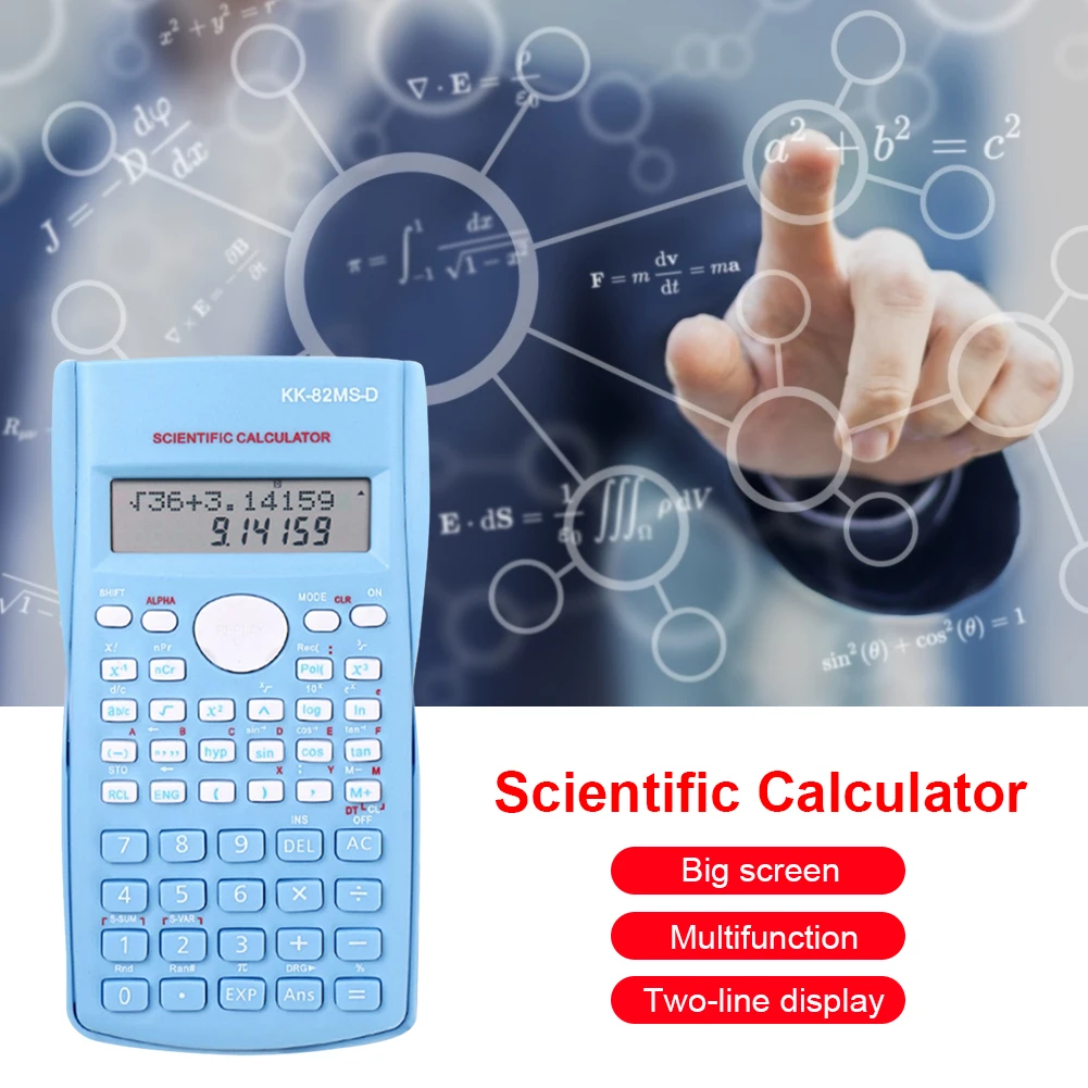 Tanio Cyfrowy kalkulator naukowy 240 funkcje 82MS statystyki