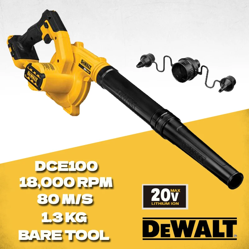 

Воздуходувка DEWALT DCE100, компактный беспроводной пылесос с литий-ионным аккумулятором