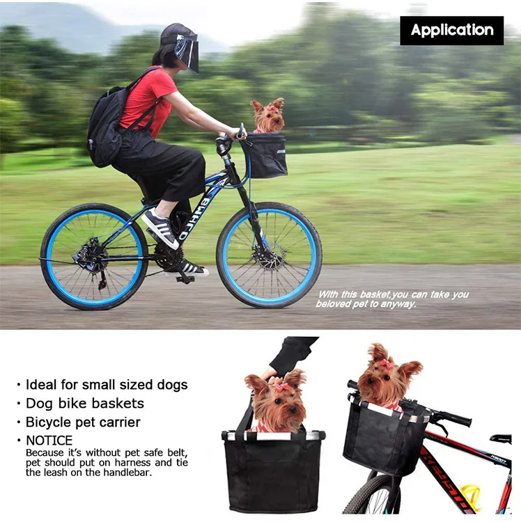 Title 22, Pet Bicycle Bag Carrier Fold Bike Basket Seat H...