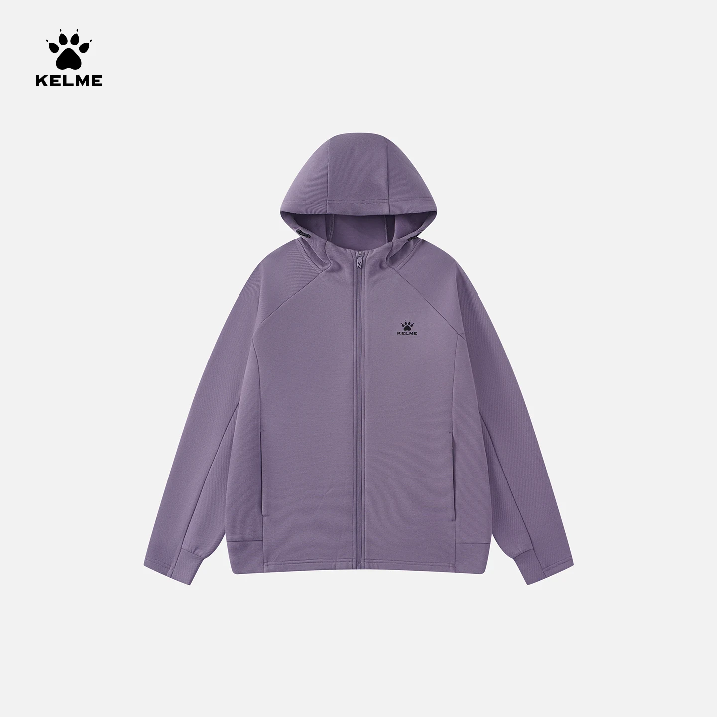 켈미 캐주얼 니트 재킷 아웃도어 스포츠 후드 탑 러닝 피트니스 방풍 가디건 데일리 패셔너블 후디