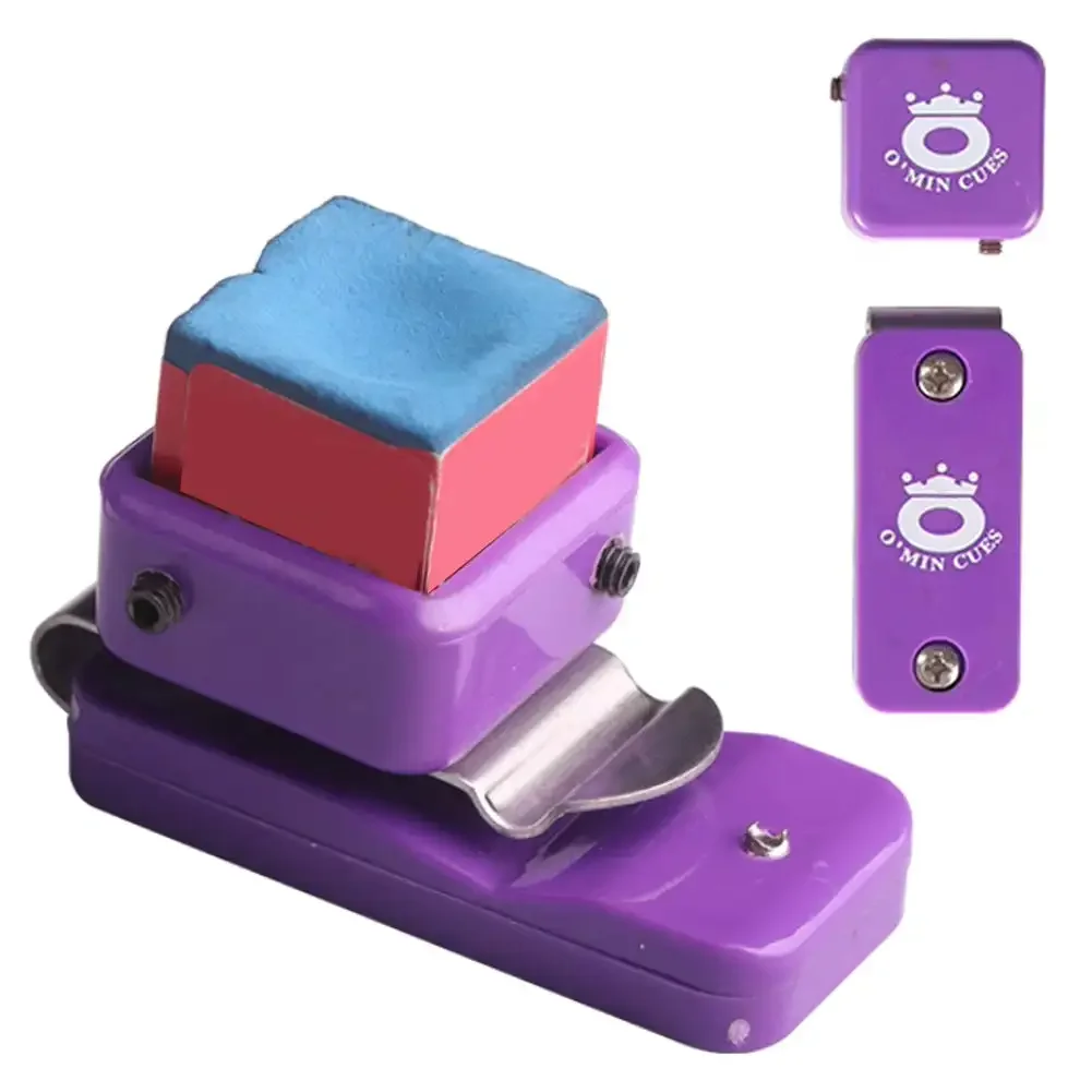 Billiard Magnetic Chalk Holder with Belt Clip Portable Chalk Case Mini with Wrench Pool Cue Snooker billiard accessories billiard storage box