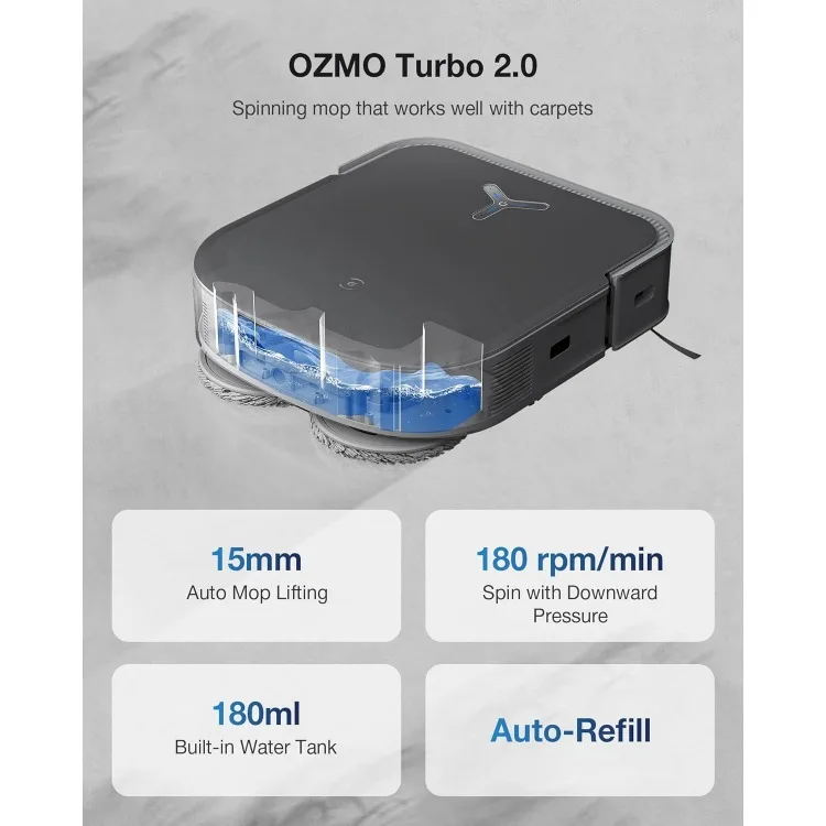 ECOVACS DEEBOT X2 Omni Smart Robot Vacuum Mop