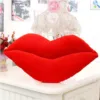 30cm Creative Sale Lip Shaped Pillows Solid Color Cute Soft Plush Home Decoration Throw Pillow Sofa Waist Cushion Valentine Gift 4