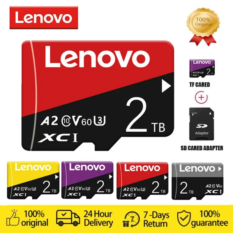 

Lenovo Micro TF SD карта, класс 10, 128 ГБ, 256 ГБ, 512 ГБ