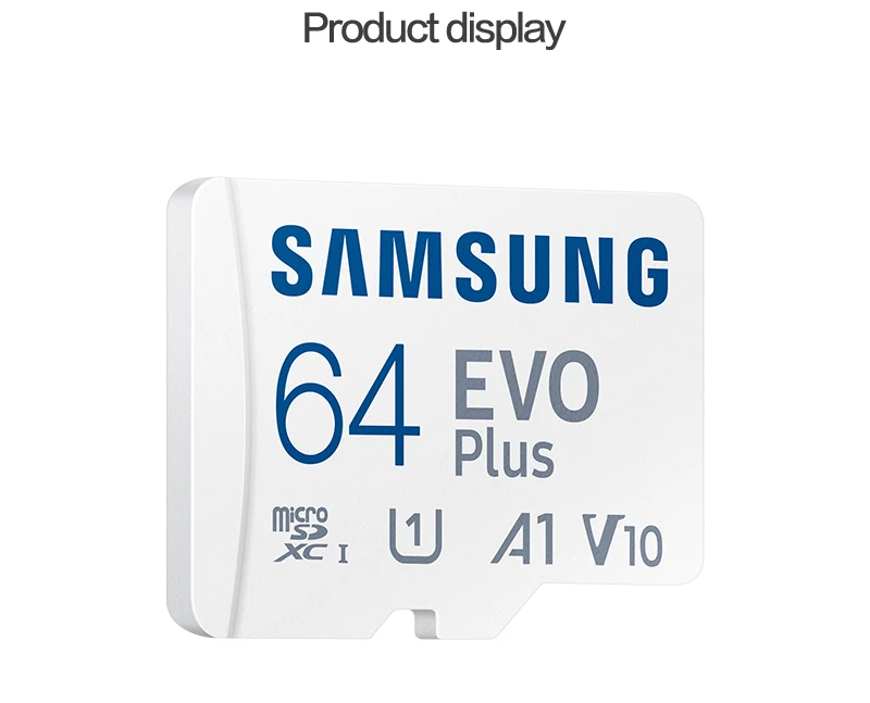 canon memory card SAMSUNG EVO PLUS 128GB 64GB 256GB 512GB Micro SD Card SD/TF Flash Card 130M/S Class 10 UHS-I U3 MicroSD Card 100% Original sd card