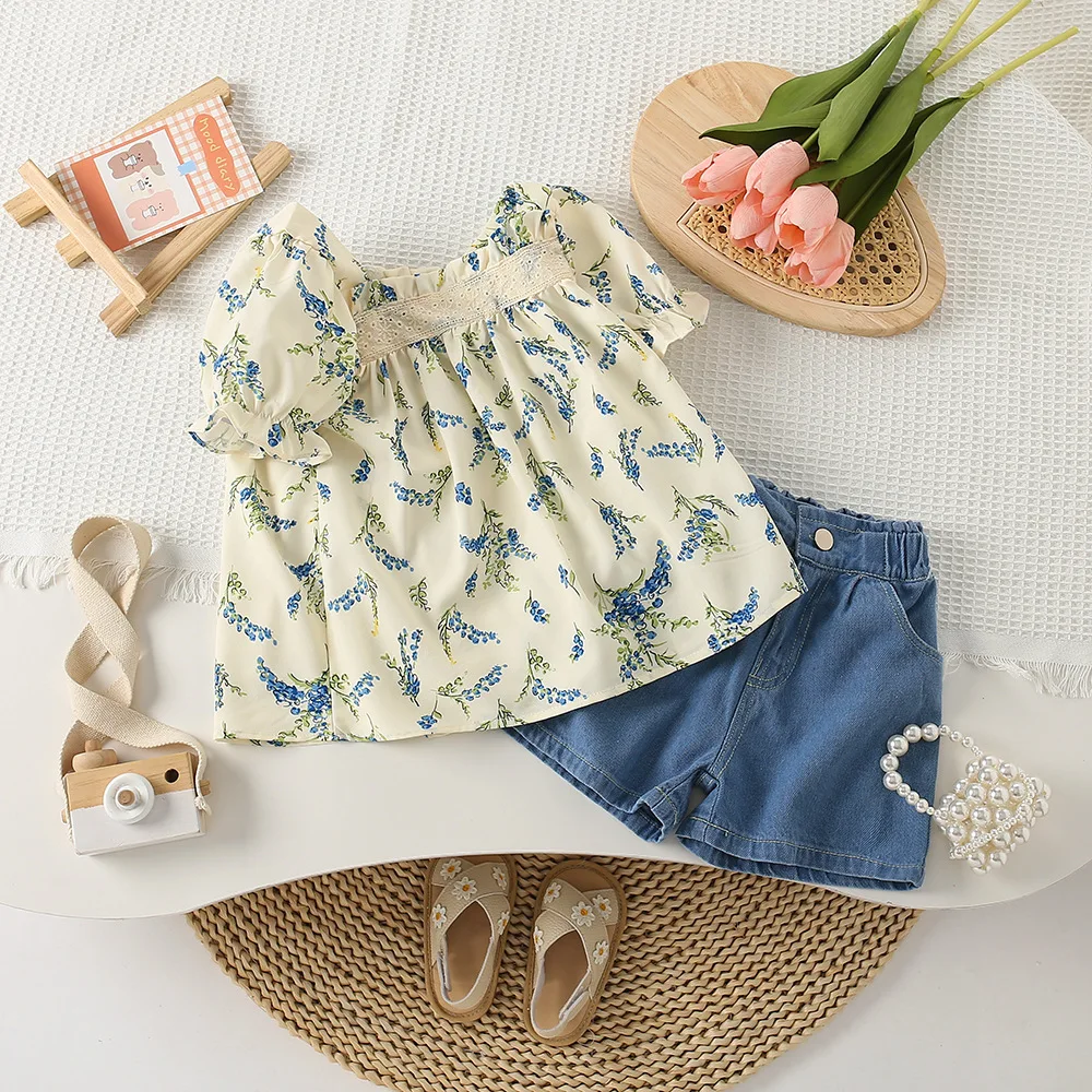 Pantalon Corto Bebe Niña Conjunto Deportivo De Piezas Para Niña