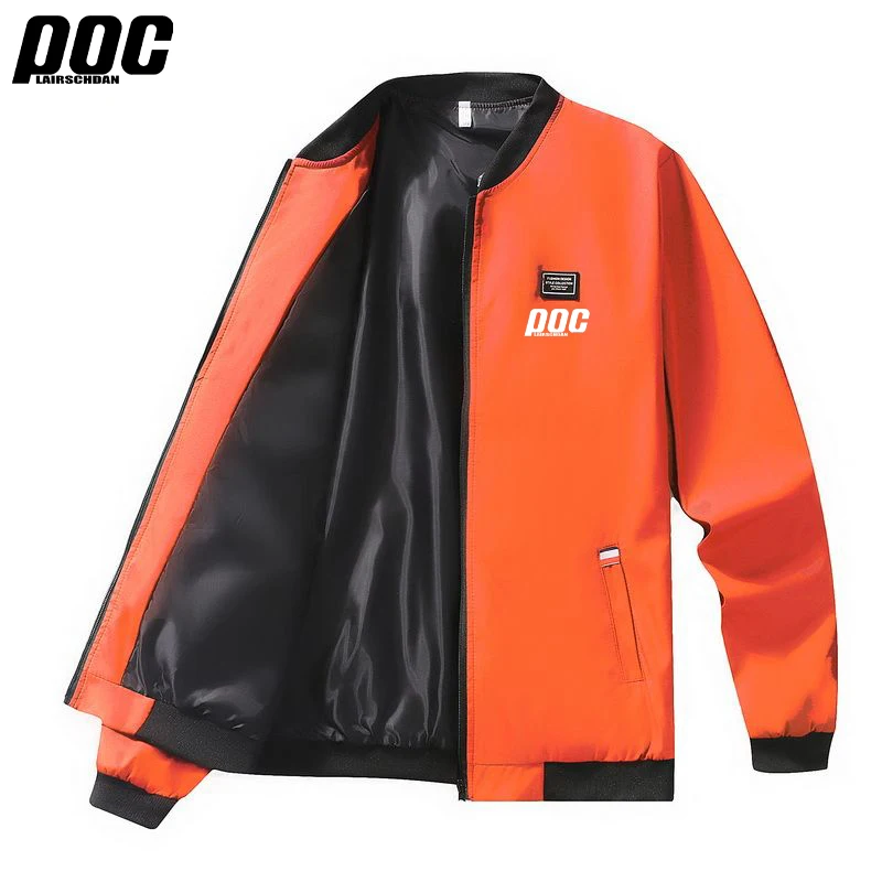 Winter Warm Men's Climbing Double Thickened Pocket Cycling Jacket Outdoor High Collar Windproof Ski Sweatshirt LairschDan Poc