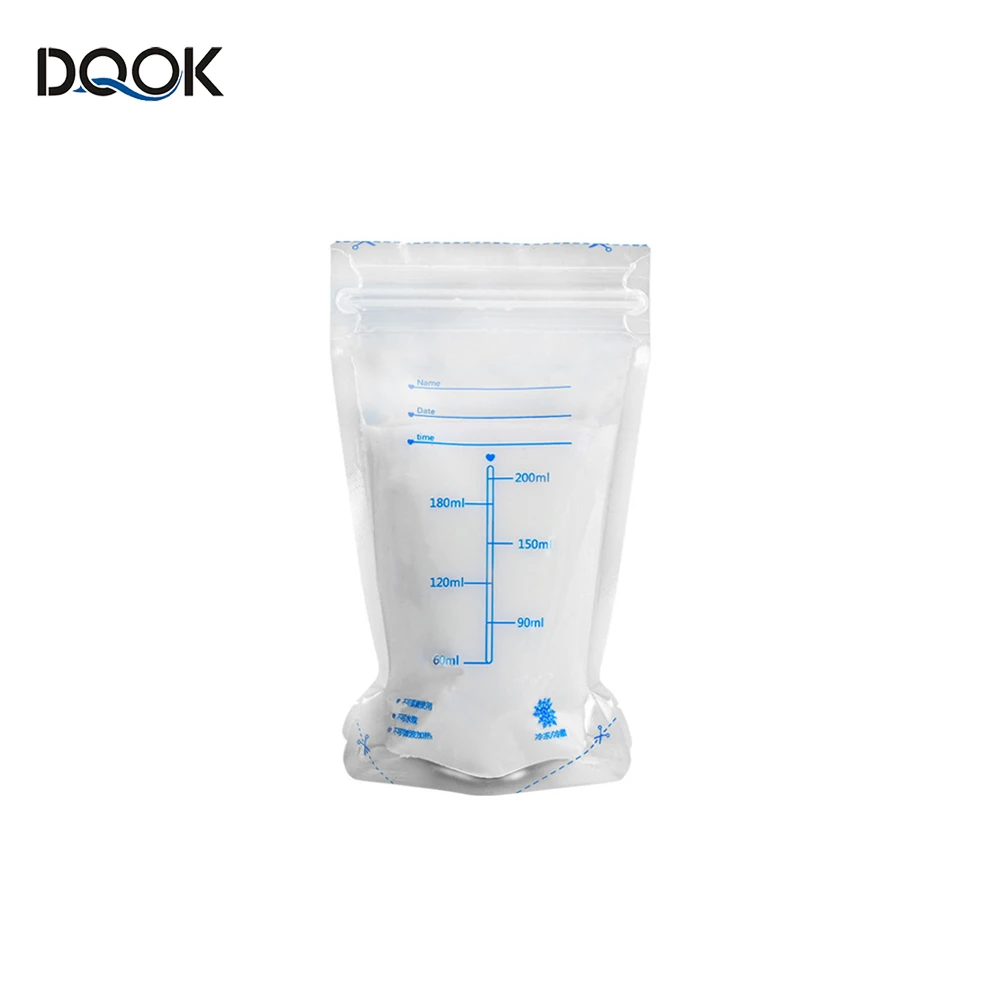 30Pcs 250ml Breast Milk Storage Containers Milk Freezer Bags Mother