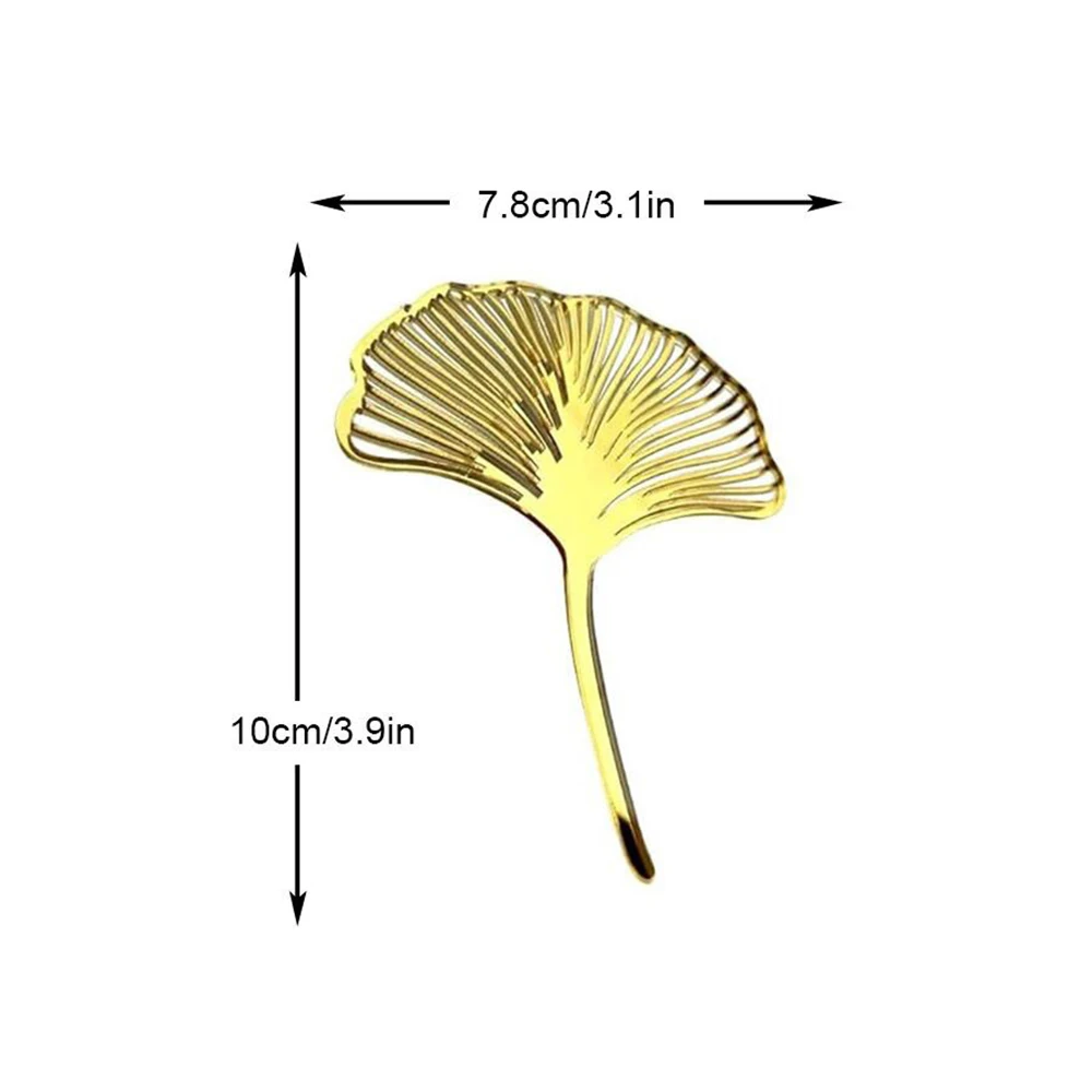 Ginkgo decoratieblad 10×8 cm – Acryl goud & zilver (set van 5 stuks) cake topper – Sugar Garden