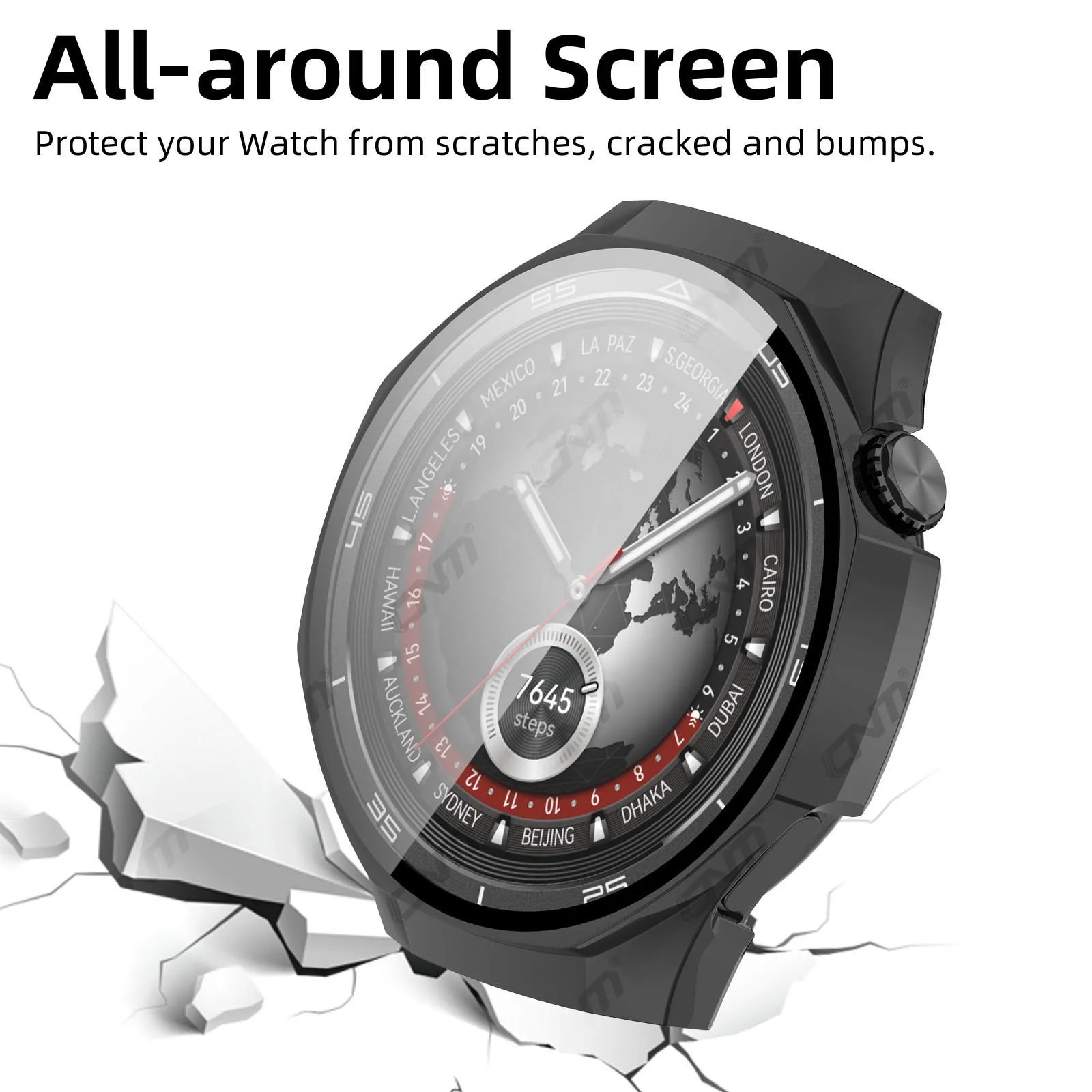 Glass+Case for Huawei Watch GT 5 41/42/46mm Tempered Glass Screen Protector&Hard PC Protective Bumper Huawei GT5 Pro Accessories 5