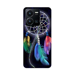Custodia posteriore in silicone morbido a tema calcio - Cover protettiva alla moda per Vivo Y35