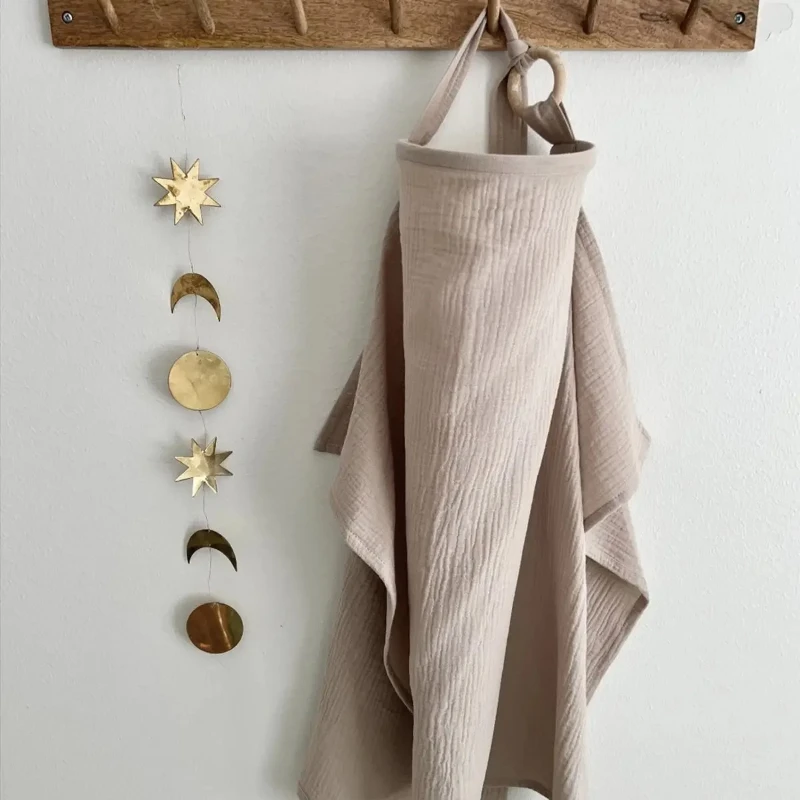 1PC Breathable Nursing Cover Maternity Breastfeeding Cover Cotton Muslin Baby Feeding Blanket Privacy Apron Stroller Blankets