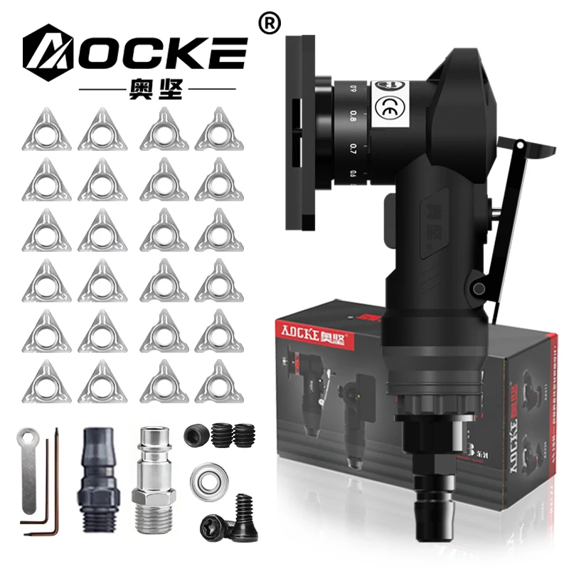 AOCKE AX310 공압 챔퍼링 머신 미니 앵글 그라인더 에어 챔퍼링 아크 에어 베벨링 머신 (트리밍 및 디버링용)